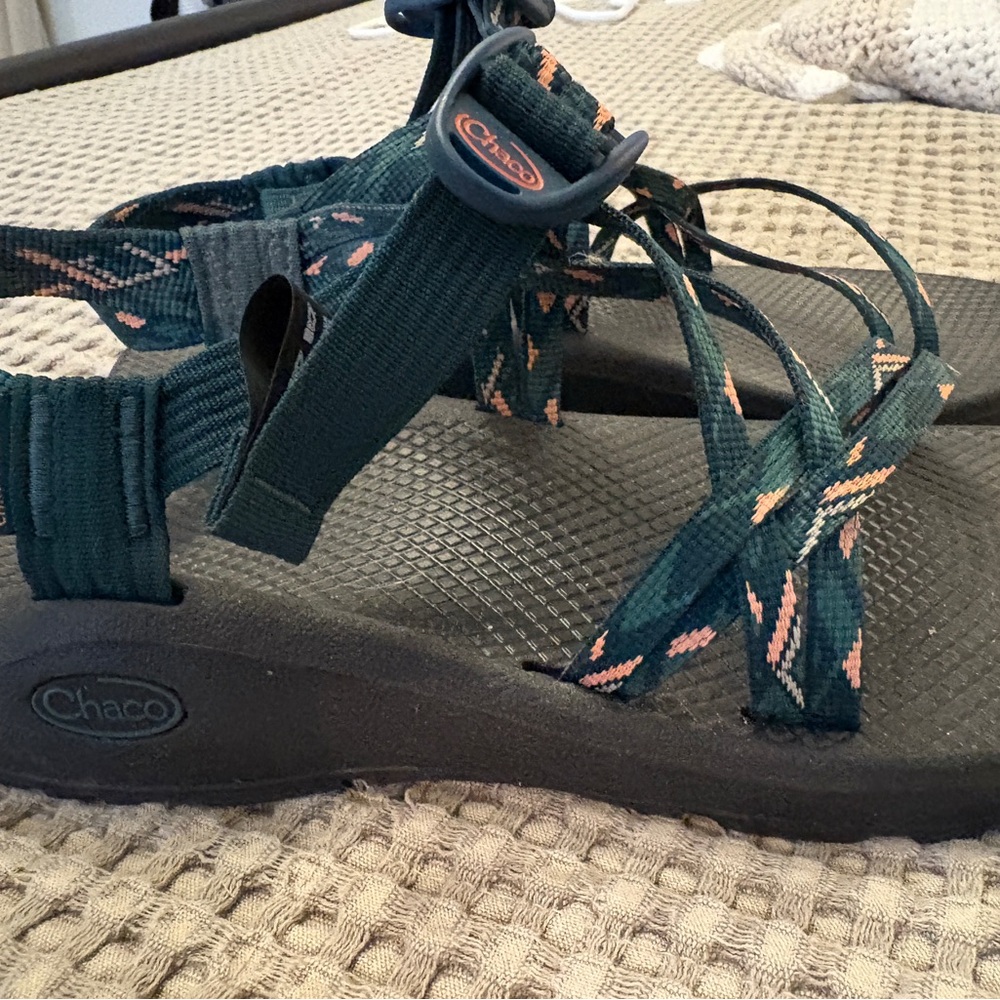 Chaco Women's Sandals - Dark Green and Black